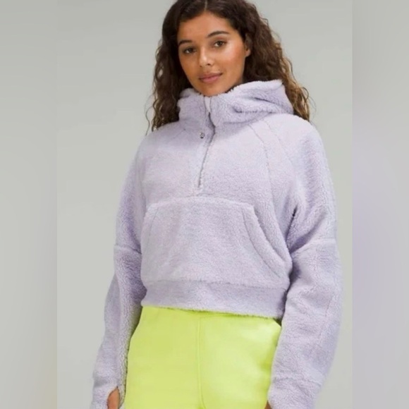 Lululemon Scuba Oversized Half-Zip FLEECE Hoodie Like New